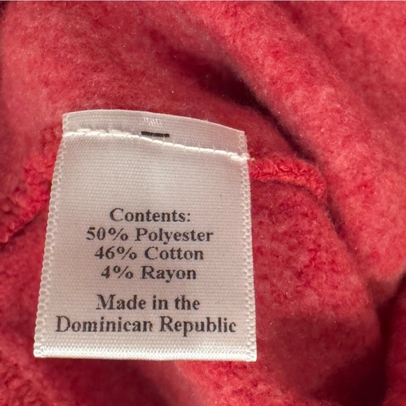 Rodarte ‘Radarte’ Heathered Crewneck Sweatshirt Red Black Size Small Like New - Picture 4 of 9